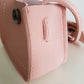 Girls Mini Mindy Pink Bow PU Leather Cross Body and Shoulder Bag