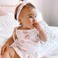 Baby Girl Aerin Pink Petal Cotton Jersey Headband (Limited Edition Print)